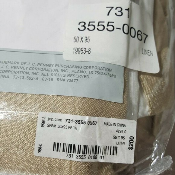 2 PACK Thermal Lined Light-Filtering Curtain Panel - Picture 9 of 11